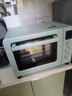 海氏（Hauswirt）C40三代电烤箱家用专业烘焙搪瓷内胆多功能大容量发酵一体机侧风机上色均匀 湖水绿 40L 实拍图
