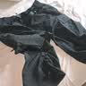 猫人短裤男夏季休闲中裤运动透气男装宽松速干凉感七分裤 夜阑黑 2XL 实拍图