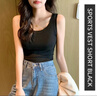 浪莎吊带背心女士可外穿内搭百搭性感春夏季运动高弹螺纹打底衫 实拍图