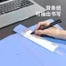 得力（deli）5只A4金属单强力夹+插页袋硬文件夹 大容量试卷资料合同标书夹诗朗诵签约夹板办公用品 33295蓝色 实拍图