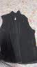 迪卡侬男士秋冬马甲MH120户外保暖摇粒绒拉链背心黑色2XL 1406398 实拍图
