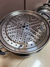 康巴赫蒸锅304不锈钢蒸笼食品级双层汤锅家用蒸煮炖燃气灶电磁炉通用 【升级防烫｜加厚304】 3层 30cm 实拍图
