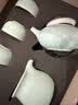 双瓷青瓷茶具六件套大师手工陶瓷功夫茶具家用送礼喝茶泡茶壶茶杯套装 龙泉青瓷茶具套装6头 实拍图