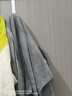 三利10A抗菌毛巾浴巾套装男士洗澡专用吸水速干大人女生大浴巾 灰运动 实拍图