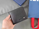 七匹狼（SEPTWOLVES）男士钱包短款真皮牛皮钱夹加厚大容量男式软皮皮夹送男友老公爸爸 送专柜礼盒 黑色  3A94054B 实拍图