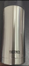 膳魔师（THERMOS）保冷保温杯400ML高真空不锈钢商务办公保温杯JCG-400C SBK 实拍图
