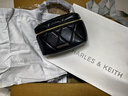 CHARLES&KEITH菱格链条手提斜挎小方包盒子包包女包生日母亲节礼物CK2-80782534 Black黑色 小包 实拍图