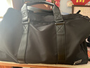 梵者旅行包男士手提行李包运动干湿分离健身斜挎包大容量短途出差旅游 黑色大号（牛津纺轻便款） 实拍图