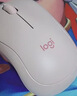 罗技（Logitech）M240 无线鼠标 蓝牙鼠标 办公鼠标 简约便携 白色 实拍图