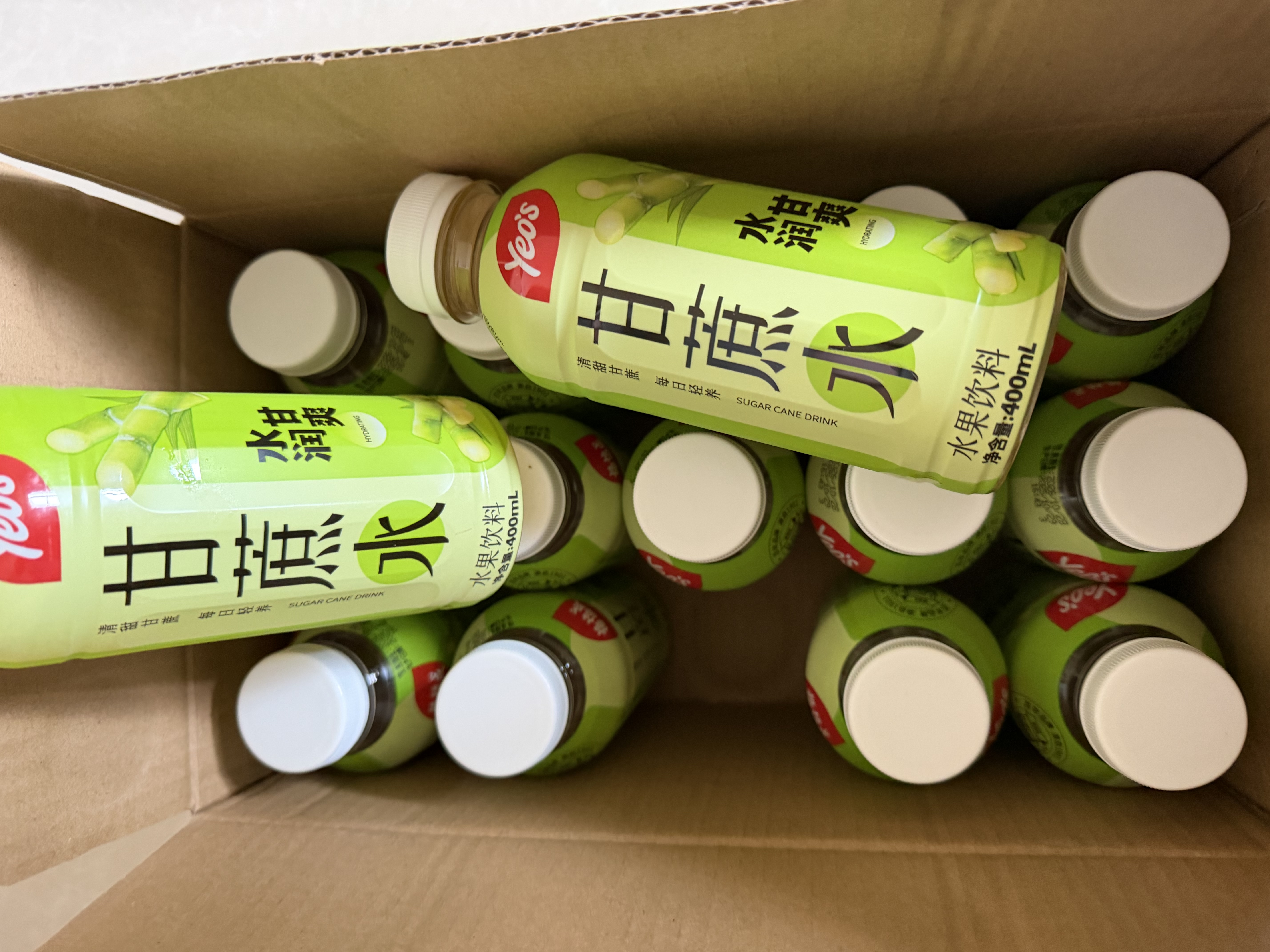 楊協成 甘蔗水果蔬汁特色风味饮料 400ml*15瓶整箱装 实拍图