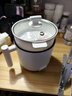 美的（Midea）电煮锅 宿舍小电锅 电蒸锅 学生寝室一体泡面小火锅电煮锅 多功能锅 电热锅 XZE1613 配蒸笼 1.7L 实拍图