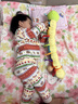 COOKSS婴儿安抚玩偶音乐玩具0-1岁新生儿宝宝哄睡毛绒抱偶毛毛虫身高尺 实拍图