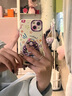 圣图朗新款17苹果16多巴胺女孩iphone15promax可爱14plus手机壳12卡通11高级感XS全包液态硅胶软13防摔套 液态硅胶-捧花女孩-古董白 iPhone 13 实拍图