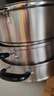 美厨（MAXCOOK）304不锈钢蒸锅28CM 三层复底 燃气炉电磁炉通用 实拍图