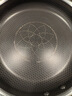 炊大皇 316不锈钢平底煎锅28cm 平底锅不粘电磁炉通用炒菜锅牛排锅 实拍图