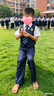 罗蒙儿童短袖白色衬衫春夏新款男童女童衬衣校园服饰演出上衣 白色120 实拍图