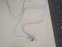 艾昊者适用苹果数据线iPhone14/13/12/11promax/6s/7/8plus液态软胶充电线带灯手机通用快充 自带柔和灯【蓝色】液态防断耐用线材 1.5米 实拍图