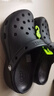 卡骆驰（CROCS）白鹿同款云朵洞洞鞋|206750 黑色-001 39(250mm) 实拍图