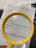 得力【手持放大镜70mm】得力(deli)高清高倍自然观察放大镜 小学生老人阅读旅行户外便携玩具 黄 实拍图