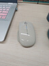 英菲克（INPHIC）M1二代无线蓝牙鼠标可充电办公轻音电量显示便携人体工学三模适用苹果惠普华为笔记本电脑ipad通用 【100%右手选这个+侧翼指托+光面】拿铁杏 实拍图