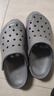 京东京造【抗菌洞洞鞋】凉鞋旅行沙滩两穿eva防臭凉拖鞋男士水泥灰40-41 实拍图