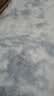 梦蜓长绒丝毛客厅地毯茶几卧室飘窗床边毯垫  简约银灰 70*160cm 实拍图