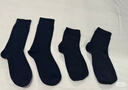 浪莎袜子男6双男士纯棉抗菌秋冬黑色商务四季全棉中筒防臭男袜棉袜 实拍图
