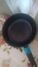 【亏本清仓】韩式麦饭石色不粘锅平底锅铁锅电磁炉不带盖 黑色小煎锅 16cm 实拍图