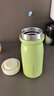 炊大皇316L不锈钢保温杯便携口袋杯子保冷小巧超轻外出350ml（奶绿色） 实拍图