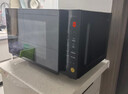 美的（Midea）家用变频微波炉平板式易清洁 800W微波速热 一键智能菜单 钻石背板 微晶面板加热20L（PM20M2） 实拍图