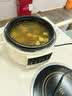 韩派太极斧电压力锅双胆电压力锅家用鸳鸯电饭锅高压锅一体4L智能全自动一锅两煮4-6个人 米白色（鸳鸯胆+标准胆+蒸盘） 4L 实拍图