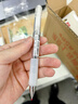 得力（deli）S01学生速干按动中性笔 双球珠ST笔头 0.5mm学生中性笔刷题笔考试笔 双核芯黑色5支/盒SA427 实拍图