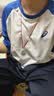 亚瑟士（asics）男女儿童26年新款圆领长袖T恤插肩袖肌理感吸湿排汗 亚瑟士蓝 130 实拍图