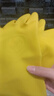 宜之选牛筋乳胶橡胶手套M码4双装防水防油商用胶皮手套中号 实拍图