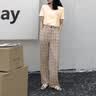 真维斯（Jeanswest）时尚减龄纯棉V领短袖t恤女2026新款爆款夏季正肩上衣小个子半袖衫 实拍图