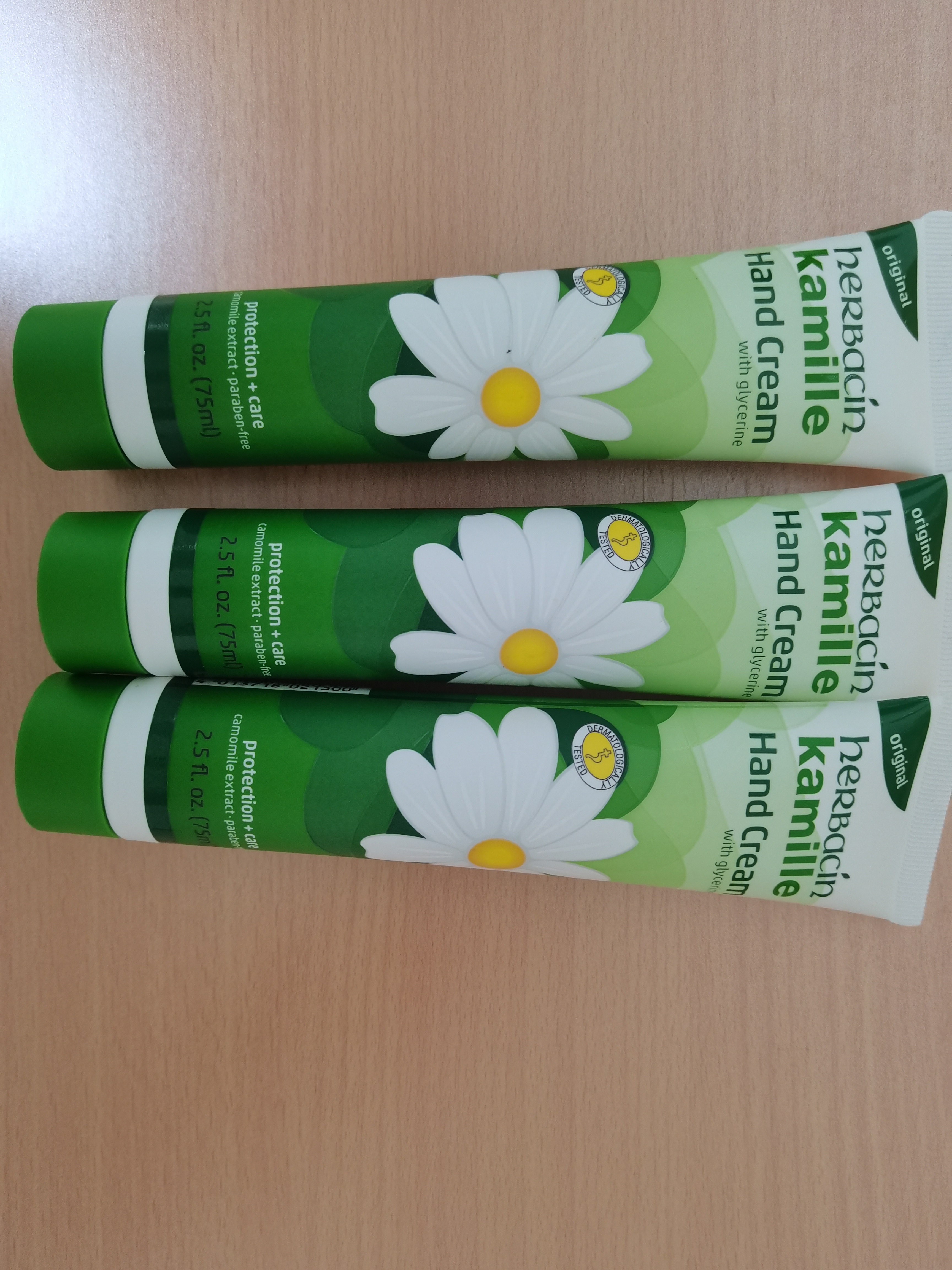 Herbacin德国小甘菊经典洋甘菊护手霜75ml*3支秋冬滋润 实拍图