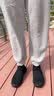 安踏一脚蹬男鞋2026春夏新款健步鞋男透气懒人拖鞋轻便休闲运动鞋子男 【店长推荐春夏季新款-软底网面透气】黑 42 实拍图