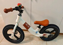 飞鸽儿童平衡车1-3-6岁男女小孩滑行无脚踏自行车宝宝两轮滑步车礼物 12寸镁合金一体充气轮【卡其色】 实拍图
