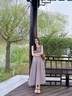 花花公子（PLAYBOY）法式气质无袖背心连衣裙女夏季2026新款海边度假风韩系穿搭长裙子 紫色 L 105-120斤 晒单实拍图