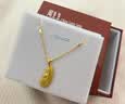 周生生羽毛黄金吊坠爱情密语 丘比特之羽不含项链86820P 计价2克 实拍图