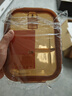 希乐扣Cilock玻璃饭盒上班族带饭 微波炉可加热餐盒便当盒大容量保鲜盒 长三隔 实拍图