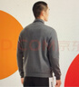 特步（XTEP）运动服男款春季针织上衣立领开衫卫衣休闲商务夹克外套 深花灰-常规-0047 L 实拍图