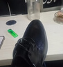 孚尼奴皮鞋男正装年轻人休闲商务男士工作鞋英伦风青年西装黑色男鞋 商务黑（高阶版） 鞋底有改进 40 实拍图