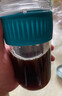 乐扣乐扣（LOCK&LOCK）咖啡杯耐热玻璃水杯子男女学生便携式双饮吸管杯随手杯500ML灰色 实拍图