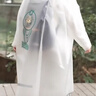 牧萌（moremerry）儿童雨衣男女童学生上学带书包位雨披 淘气熊 2XL  实拍图