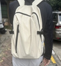 京东京造 Lite云感背包小号12L 男女运动双肩包旅行通勤背包学生书包 米白 实拍图