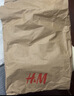 H&M男装女装T恤春季重磅柔软舒适美式潮流情侣装短袖上衣0608945 黑色 M 175/100（建议尺码拍小一码） 实拍图