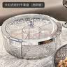 家の物语（KATEI STORY）日本进口干果盘分格零食果盘客厅高级水果盘糖果盒带盖瓜子盘托盘 卡扣式密封干果盒（国产）透明款 6格 实拍图