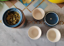 户外旅行茶具套装家用礼物送礼便携式收纳包陶瓷快客杯泡茶壶茶杯 雅白一壶三杯+茶叶罐带包 实拍图