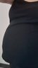 芬也（FENYE）鱼尾哺乳吊带背心春夏款可外穿带胸垫免穿文胸外出哺乳衣黑XL 实拍图